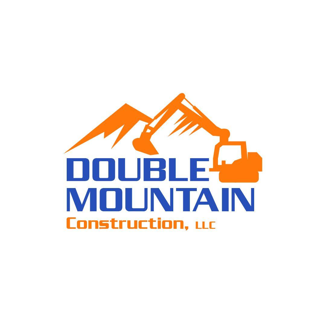 Double Mountain Logo - Professional, Masculine, Construction Company Logo Design for Double