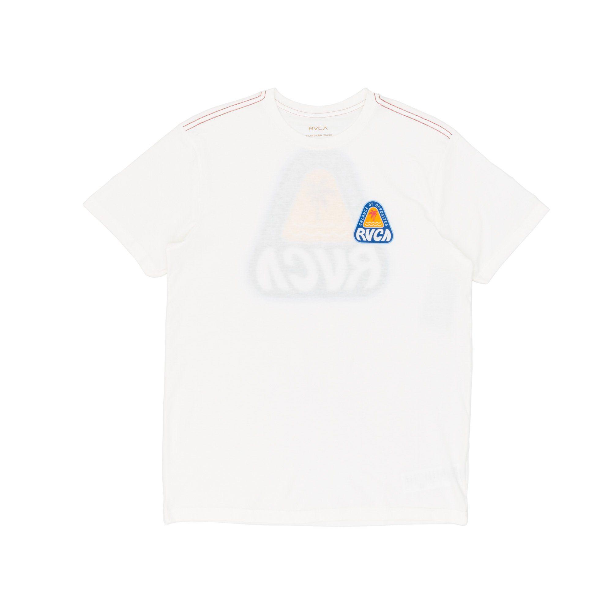 RVCA Small Logo - RVCA Castaway T Shirt White. Pretend Supply Co