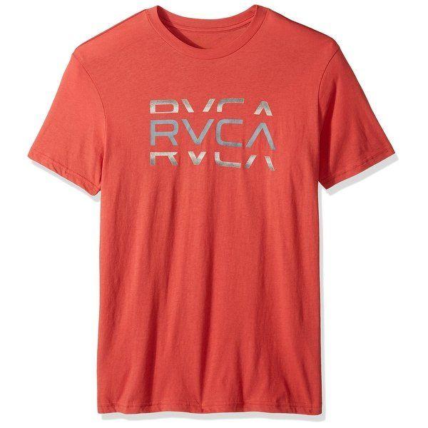 RVCA Small Logo - Shop RVCA Orange Mens Size Small S Logo Graphic Printed Tee Cotton ...