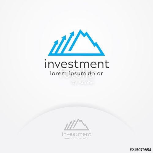 Investment Logo - Investment logo, Vector illustration of a mountain investment with ...