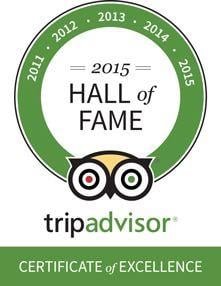 Wall of Fame Logo - We make the TripAdvisor Wall of Fame! | The Old Rectory on The Lake