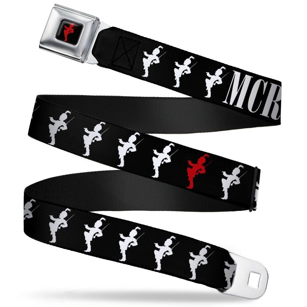 MCR Logo - My Chemical Romance Black Parade Logo Full Color Black/Red Seatbelt ...