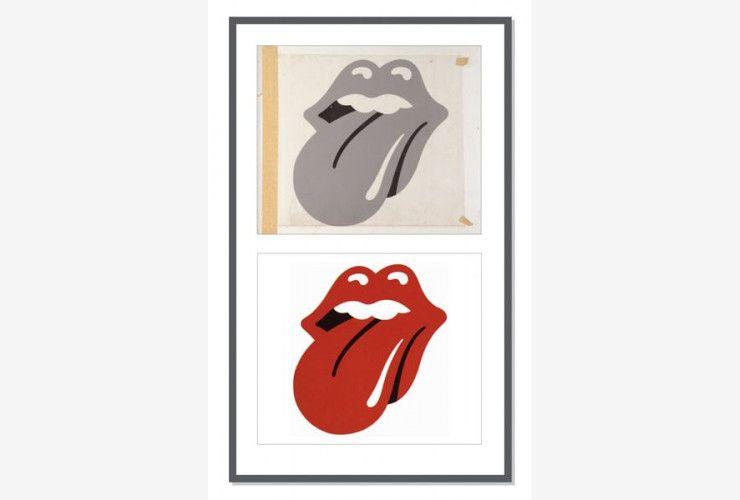 Original Rolling Stones Logo - Original artwork for the Rolling Stones 'Tongue and Lips Design ...