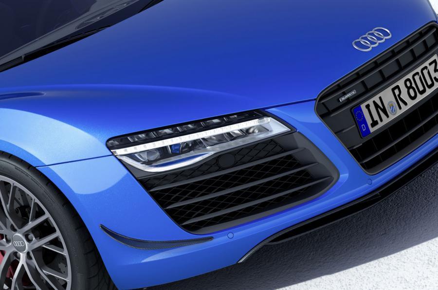 Audi R8 Headlight Logo - New 562bhp Audi R8 LMX with laser headlights revealed | Autocar