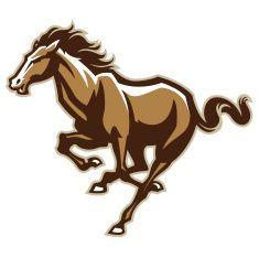 Brown Horse Logo - Best Logos / Branding image. Logo branding, Sports logos, Horse