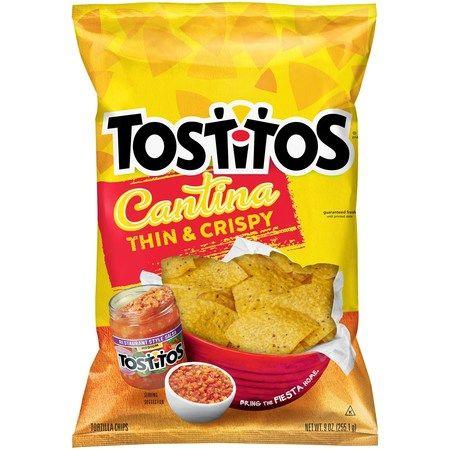 Tostitos Chips Logo - Tostitos Cantina Thin & Crispy Tortilla Chips, 9 oz Bag - Walmart.com