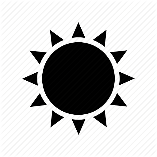 Contemporary Sun Logo - Blank, button, clipart, concept, contemporary, cool, creative ...
