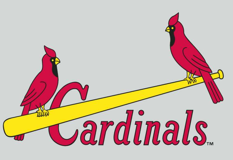 Old Cardinal Bird Logo - Old school St. Louis Cardinals logo/script | Branding Inspiration ...