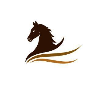Brown Horse Logo - You searched for horse logo template vector icon illustration design