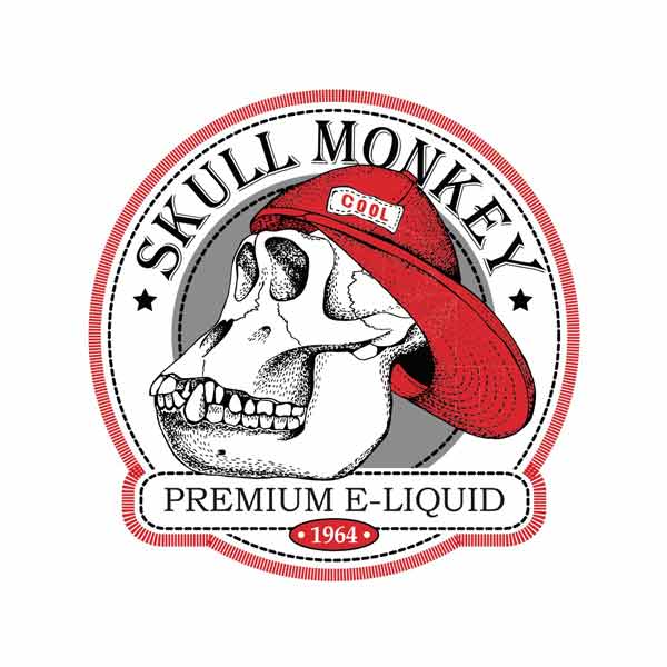 Red Swirl Logo - Skull Monkey Red Swirl Smokedifferent