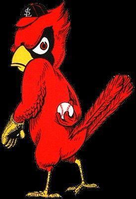 Old Cardinal Bird Logo - Old St. Louis Cardinal logo. Tattoos. Béisbol
