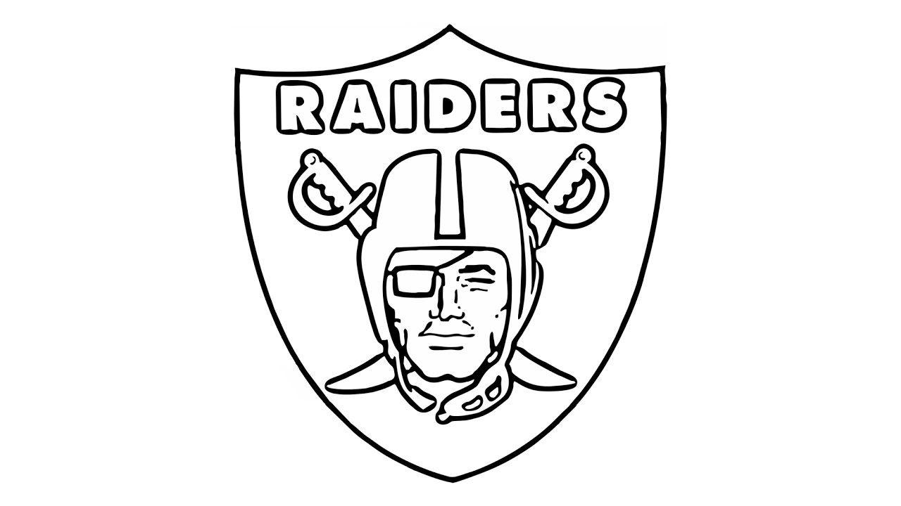 Oakland Raiders Logo - How to Draw the Oakland Raiders Logo (NFL) - YouTube