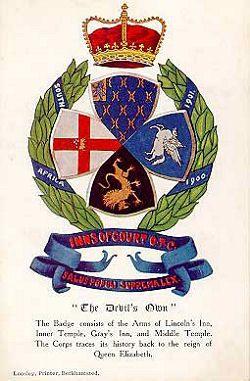 Inns of Court Logo - The Inns of Court OTC Regiment. The Dacorum Heritage Trust Ltd