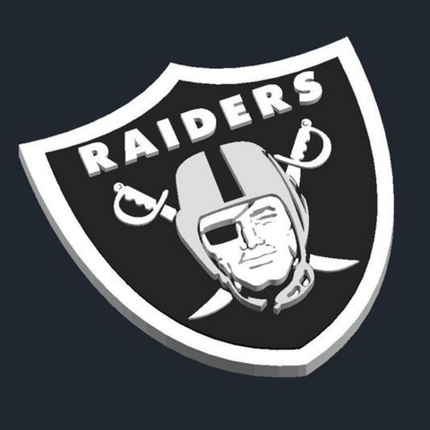 Oakland Raiders Logo - Free 3D printer model Oakland Raiders - Logo ・ Cults