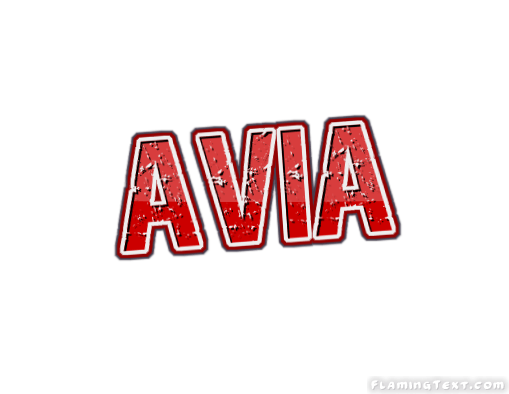 Avia Logo - Avia Logo | Free Name Design Tool from Flaming Text