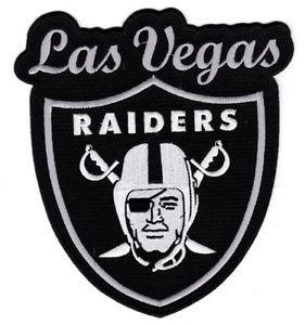 Oakland Raiders Logo - LAS VEGAS RAIDERS LOGO PATCH XLG 8 1/2