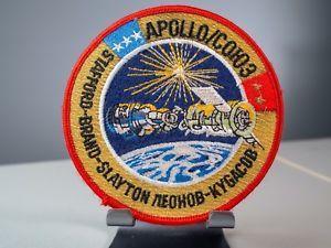 Rare NASA Logo - Apollo NASA Patch Vintage Original USSR Station COIO3 Emblem Badge ...