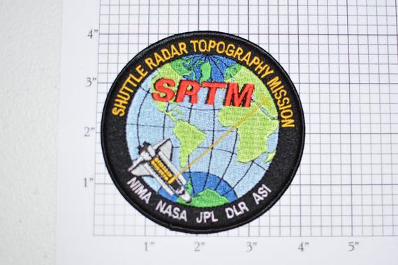 Rare NASA Logo - RARE Mint Shuttle Radar Topography Mission SRTM NASA Iron-on | Etsy