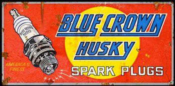 Vintage Spark Plug Logo - Spark Plug, from Garage Art LLC