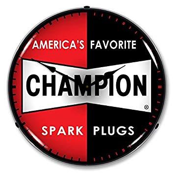 Vintage Spark Plug Logo - Amazon.com: New Champion Spark Plug Vintage Style Advertising ...