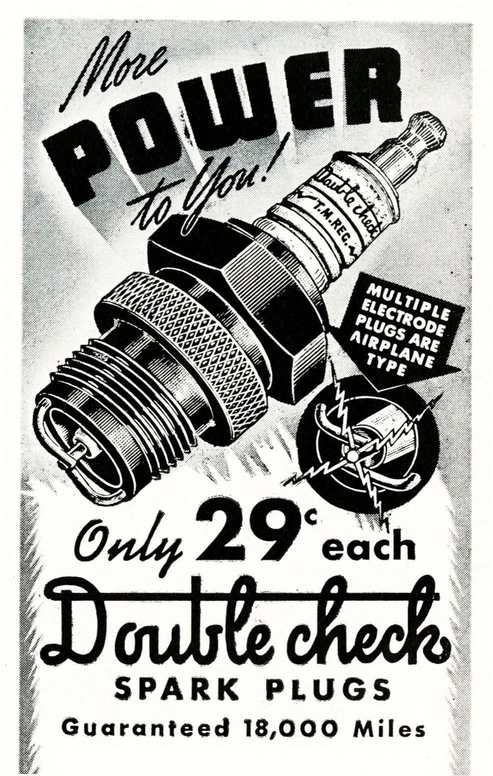 Vintage Spark Plug Logo - Power Spark Plugs! | POSTER VINTAGE | Pinterest | Spark plug, Cars ...