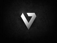 White V Logo - Best Letter V image. Brand design, Branding design, V logo design