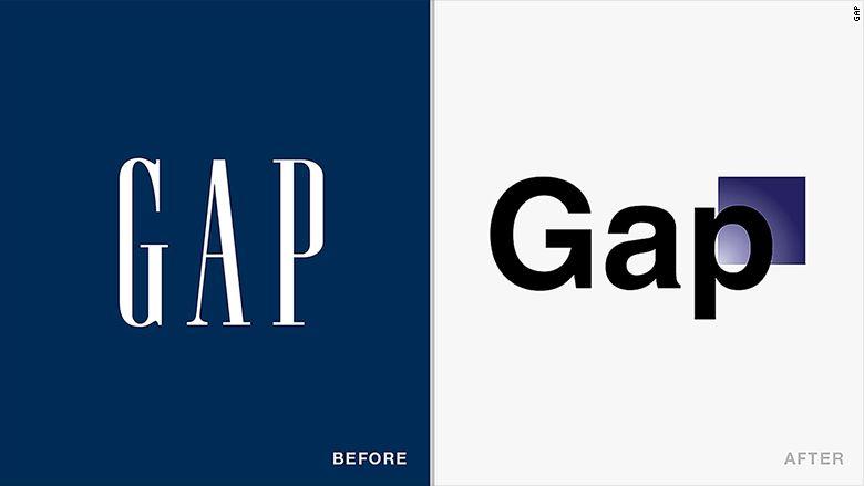 CNNMoney Logo - Gap - Logo changes that drove people crazy - CNNMoney