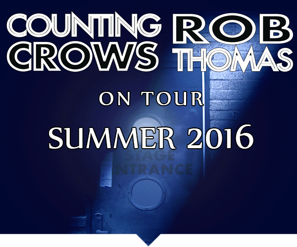 Counting Crows Logo - Counting Crows and Rob Thomas On Tour 2016