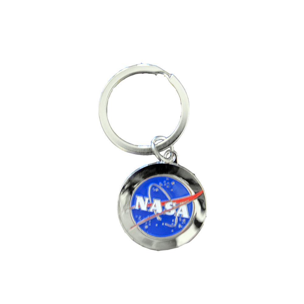 Silver NASA Logo - Silver NASA Keychain