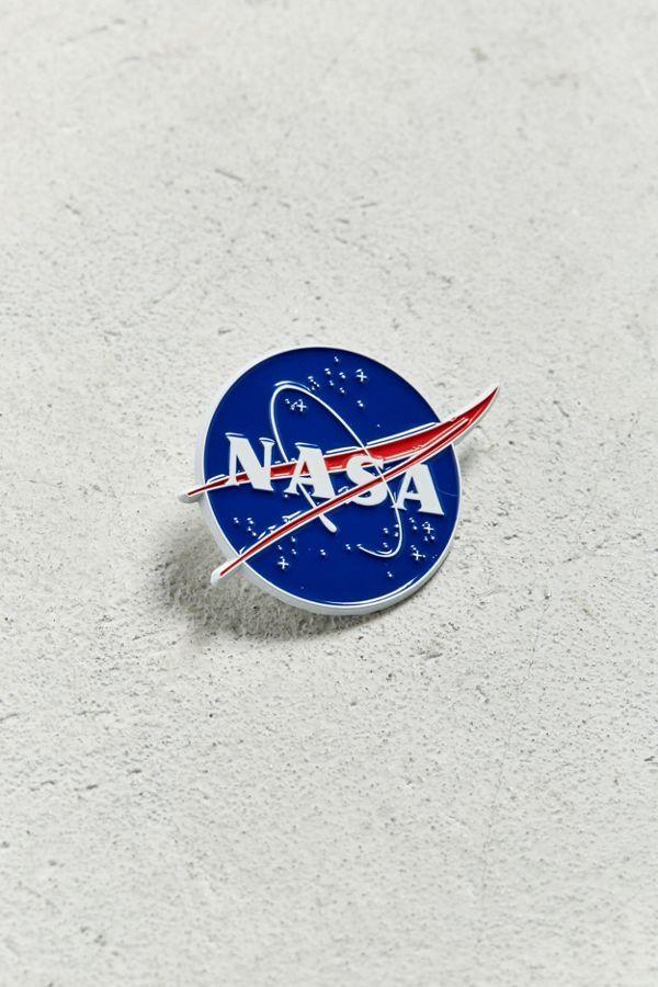 Silver NASA Logo - NASA Meatball Logo Pin | Urban Outfitters