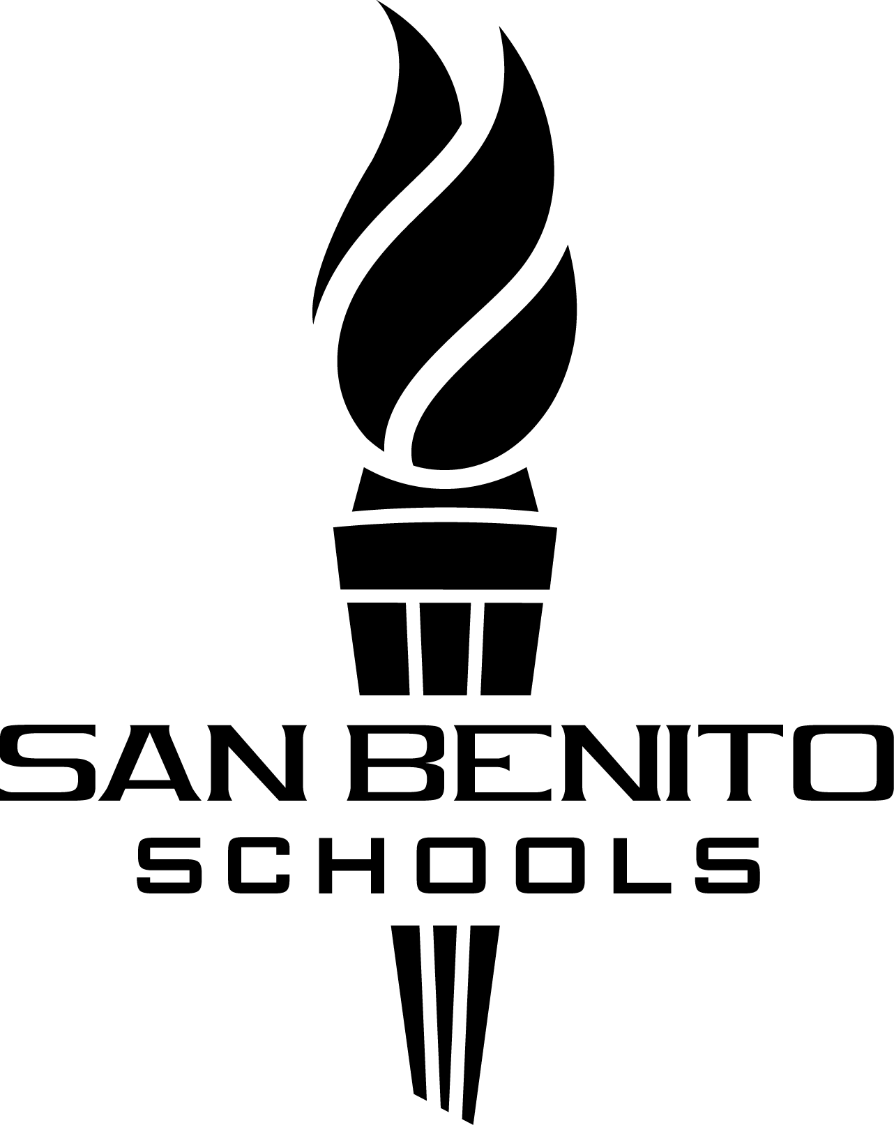 Black and White V Logo - District Logos – District – San Benito Consolidated Independent ...