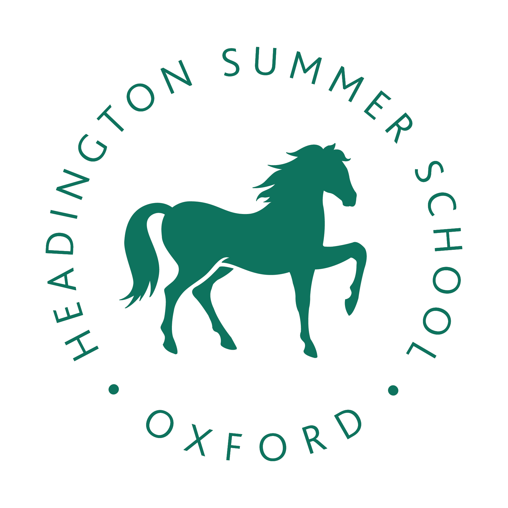 Green and White Circle Logo - Headington Green White Circle - Summer Boarding Courses