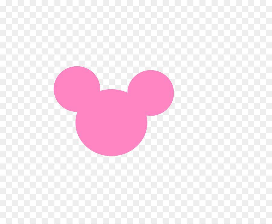 Pink Mickey Mouse Logo - Minnie Mouse Silhouette Pink Magenta - baby mickey mouse png ...