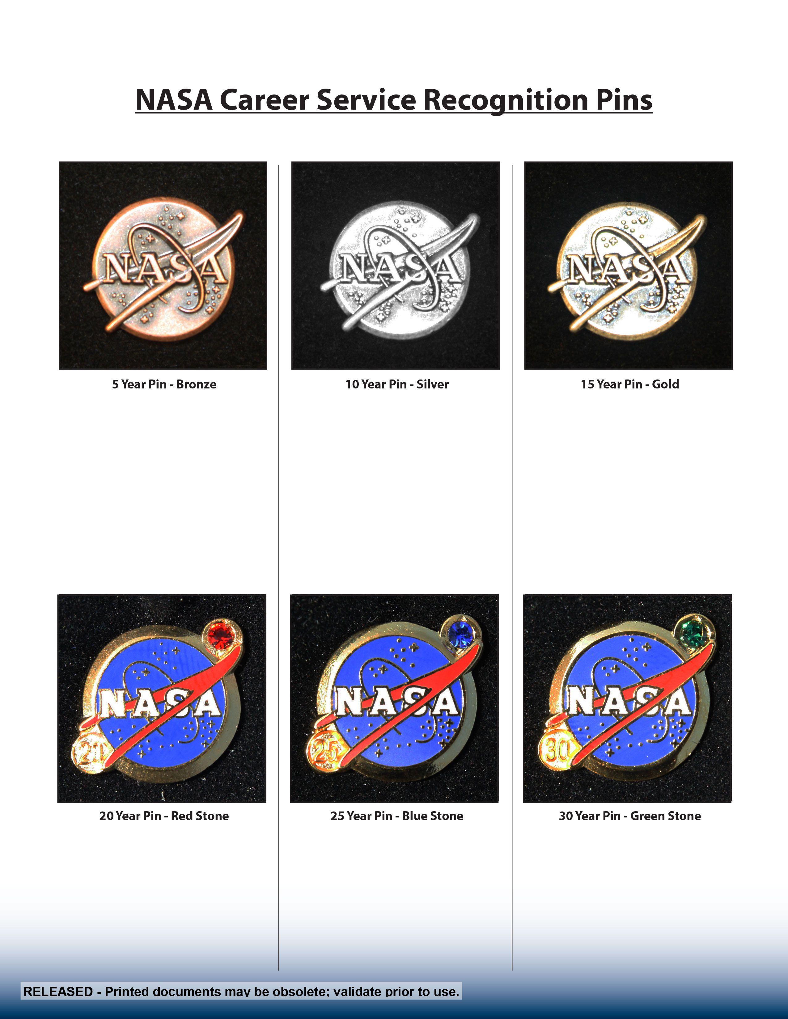 Silver NASA Logo - Gold (10kt) NASA insignia tie pin - collectSPACE: Messages