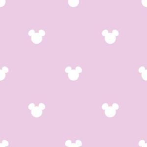 Pink Mickey Mouse Logo - GALERIE OFFICIAL DISNEY MICKEY MOUSE LOGO PATTERN CHILDRENS KIDS ...