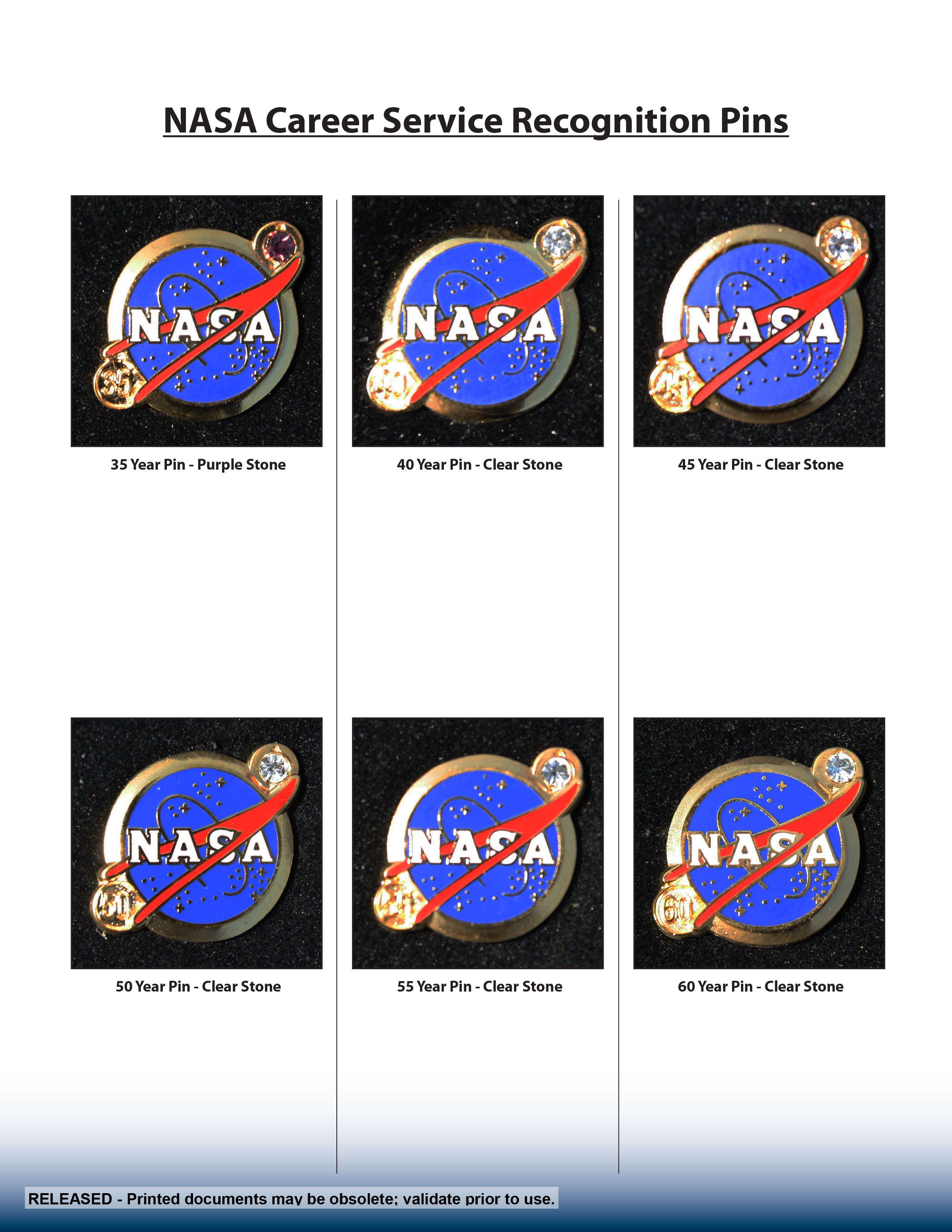 Silver NASA Logo - Gold (10kt) NASA insignia tie pin - collectSPACE: Messages