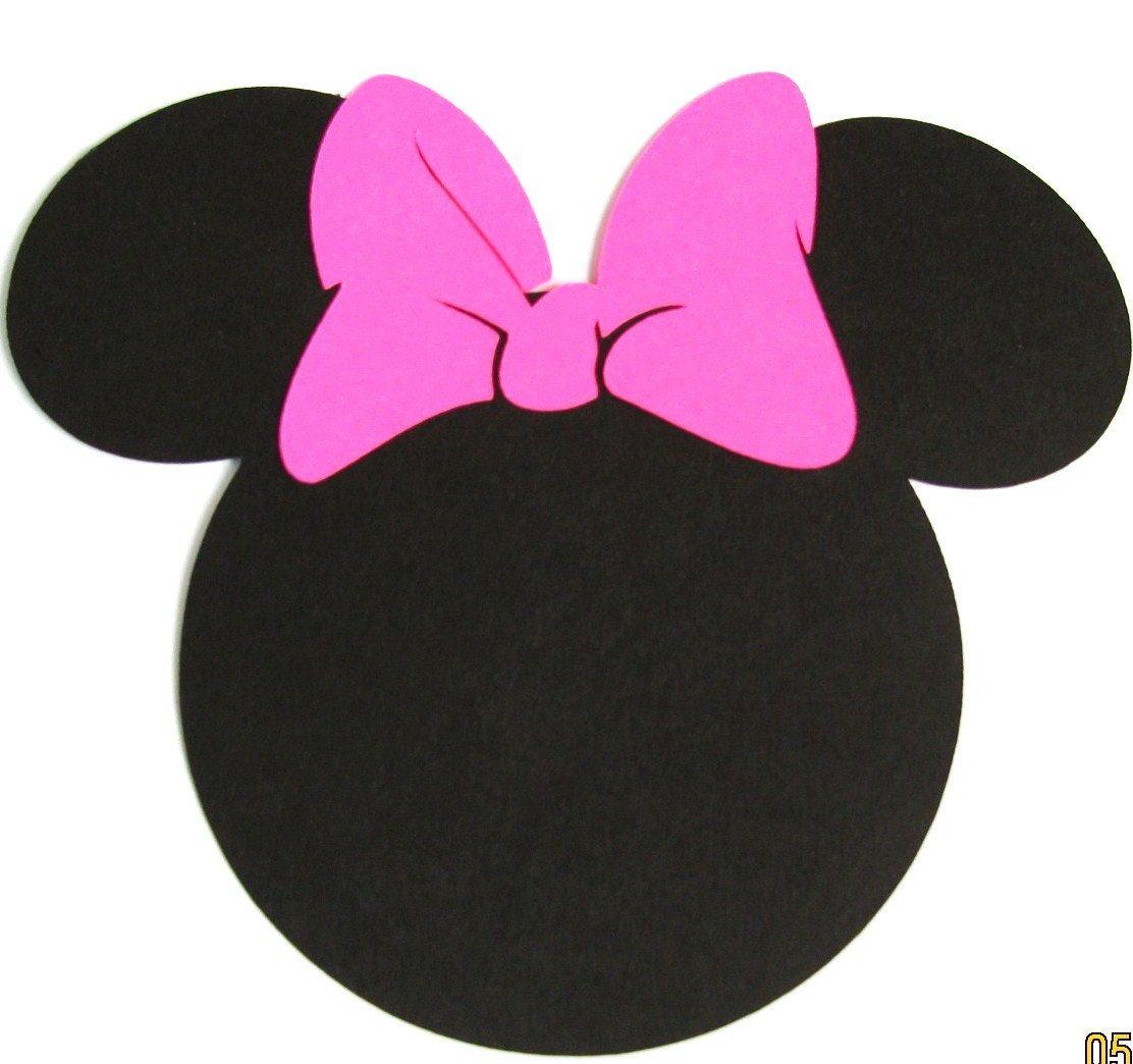 Pink Mickey Mouse Logo - Free Template For Mickey Mouse Ears, Download Free Clip Art, Free