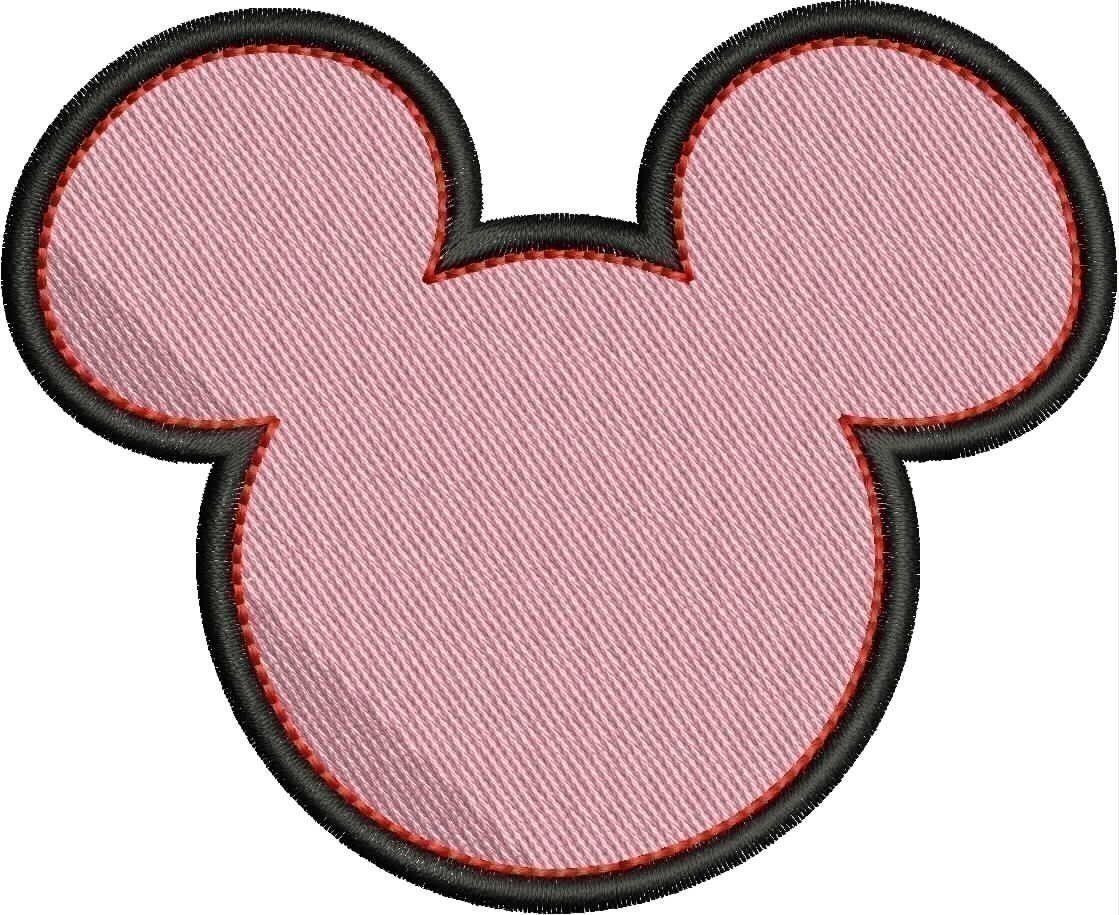 Pink Mickey Mouse Logo - Free Mickey Mouse Face Outline, Download Free Clip Art, Free Clip ...
