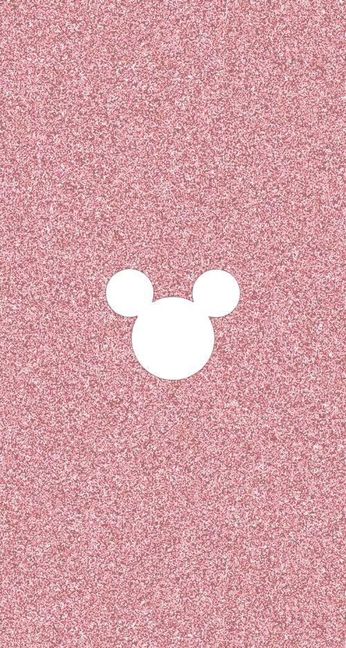 Pink Mickey Mouse Logo - Mickey Mouse Disney Instagram stories highlight cover pink glitter ...