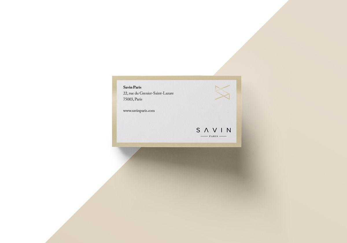 Savin Logo - Savin Paris - fashion apparel on Behance