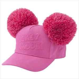 Pink Mickey Mouse Logo - Mickey Mouse Pink PONPON Cap Tokyo Disney Resort Limited Pom Pon TDR ...