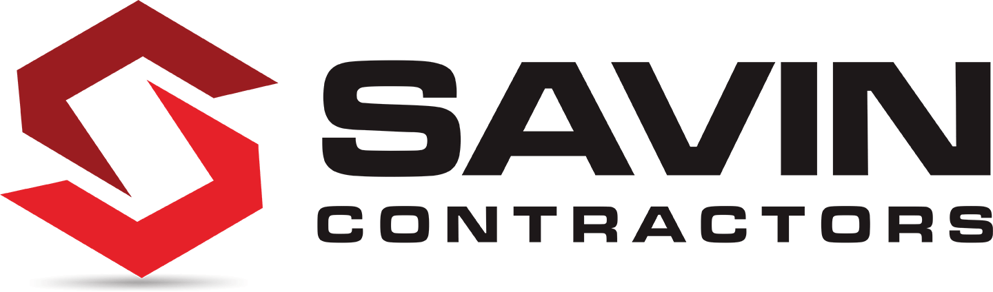 Savin Logo - Savin Contractors | Specialists in groundworks, kerning and soft and ...