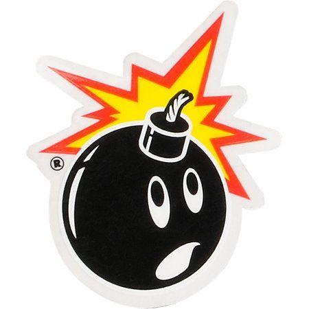 Huge Bomb Logo - The Hundreds Mini Adam Sticker in 2019 | when i have money ...
