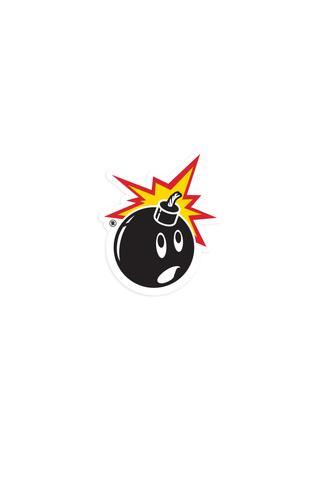 Huge Bomb Logo - Stickers – The Hundreds