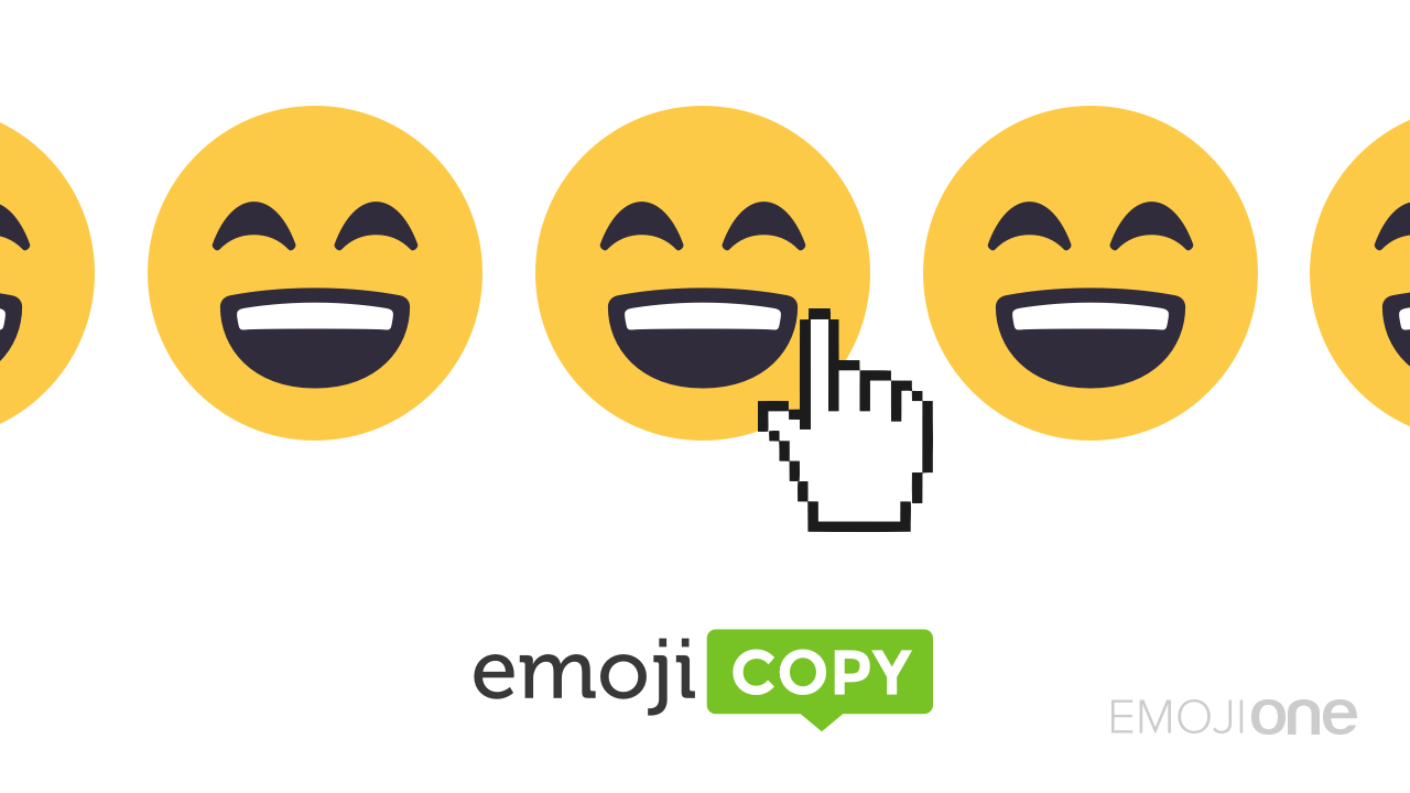 Happy Emoji Logo - EmojiCopy | Simple emoji copy and paste by EmojiOne™