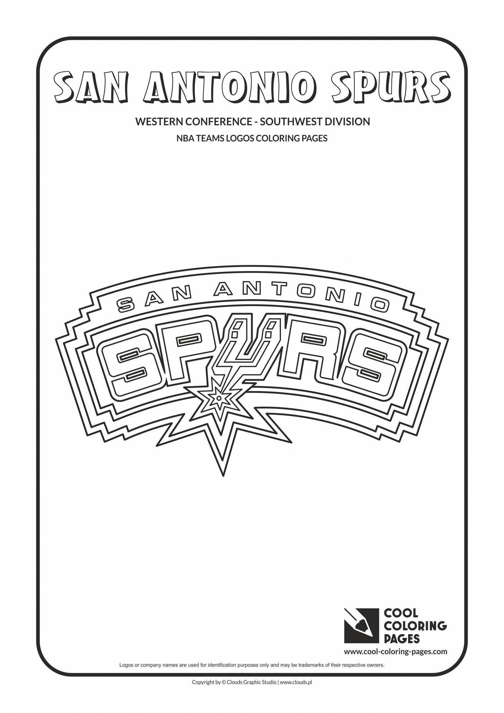 Cool VG Logo - Cool Coloring Pages - NBA Basketball Clubs Logos - Western ...