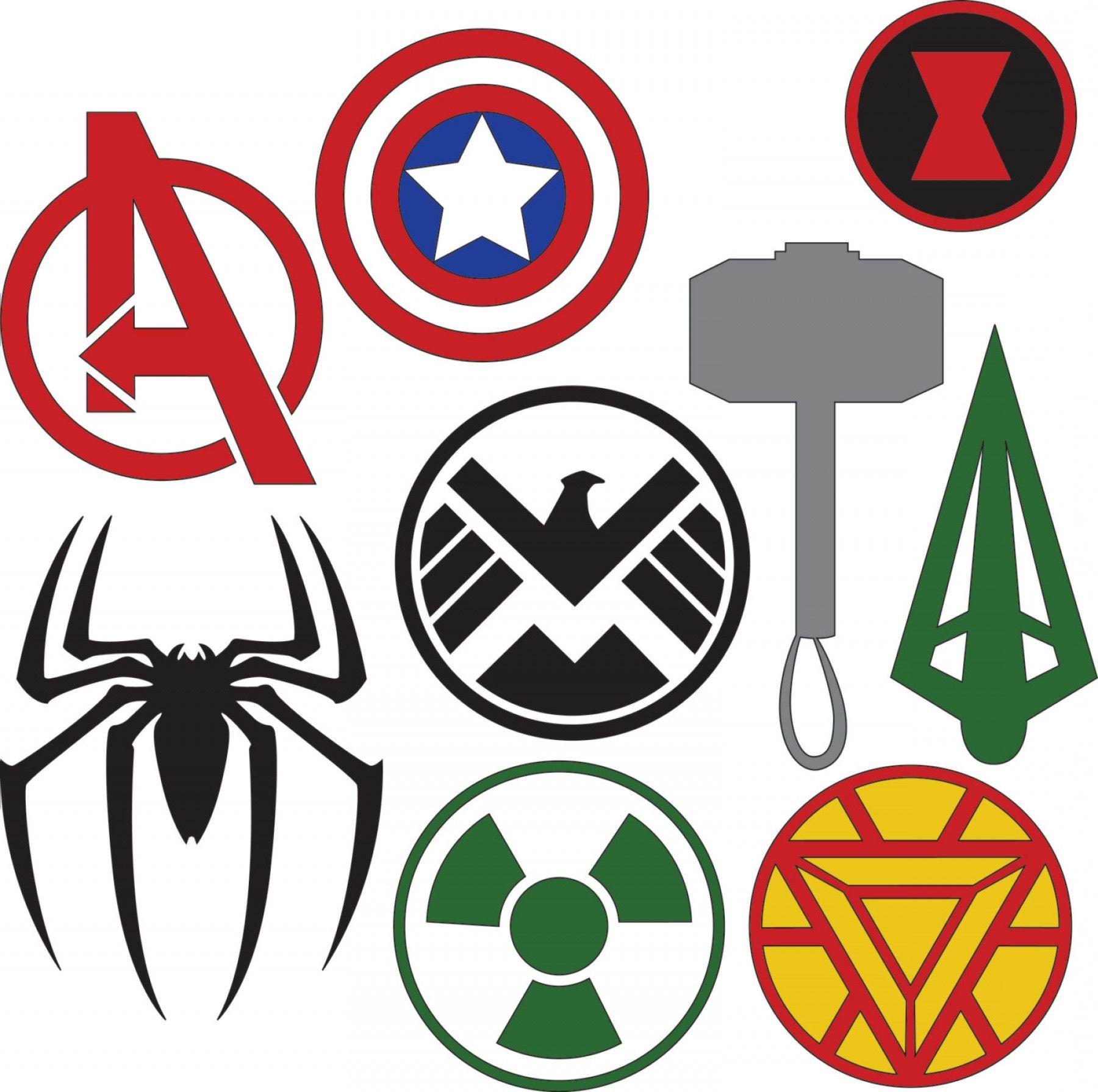 Marvel Superhero Logo - Marvel Superhero Logos Svg Dxf Files | SHOPATCLOTH