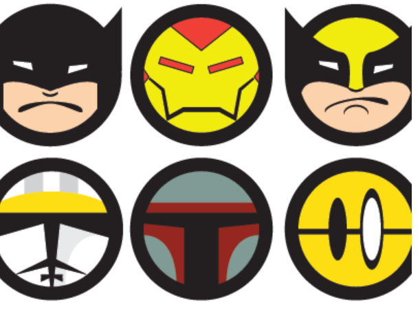 Marvel Superhero Logo - cool super hero icons