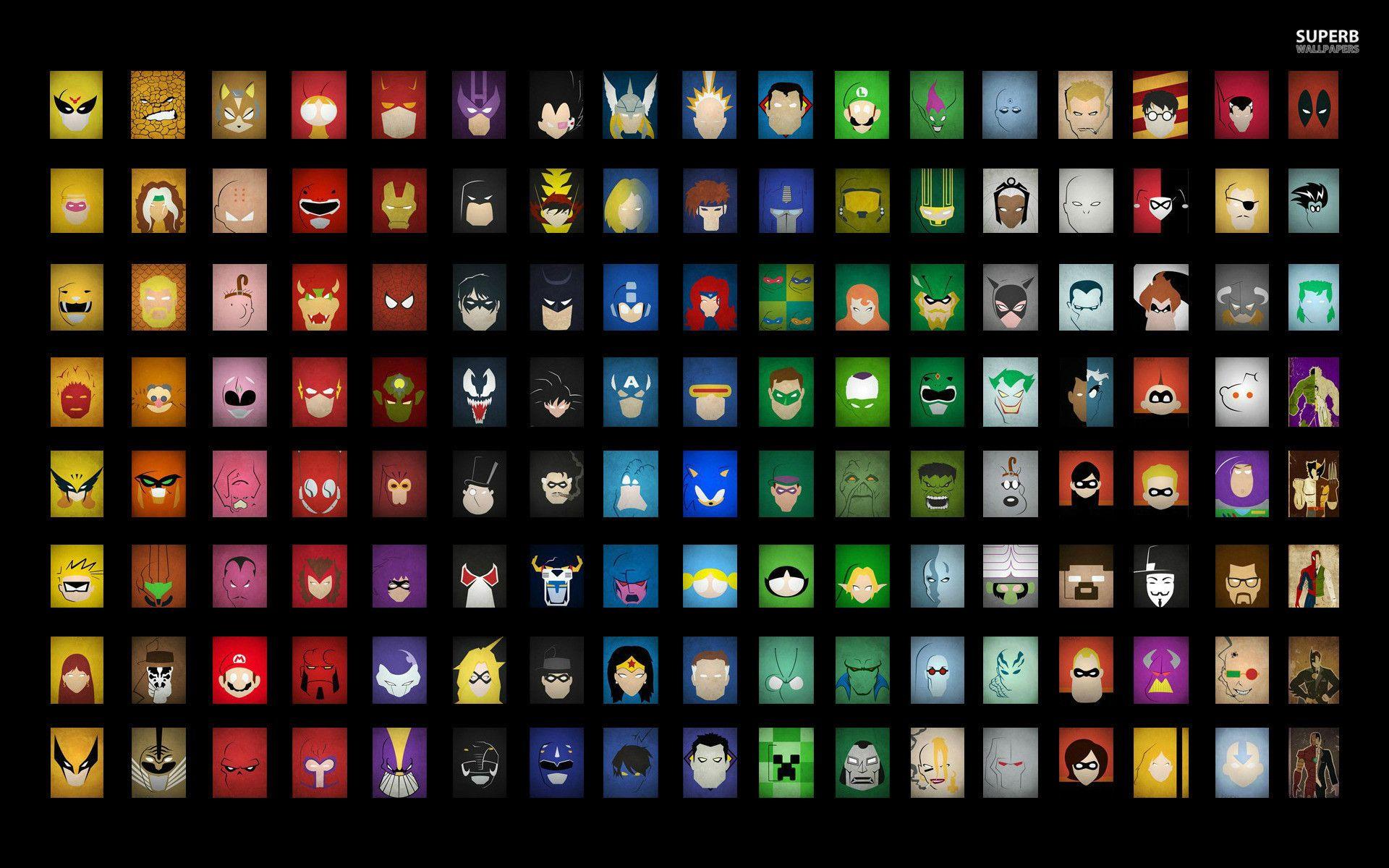 Marvel Superhero Logo - Superheroes Logos Wallpaper