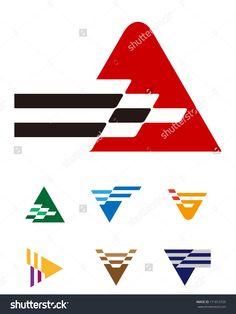 Mountain Red Triangle Logo - 183 Best logo images | Heart logo, Logo templates, Brand design